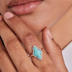 Abbie 14k White Gold Cocktail Ring - view 2