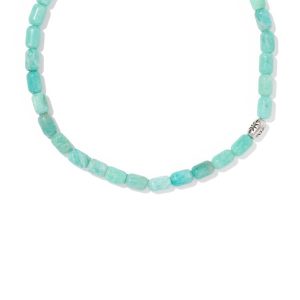 Beaded Vintage Silver Collar Necklace