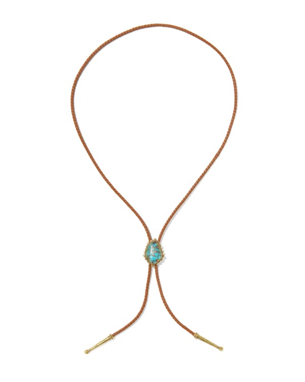 Ellery Vintage Gold Bolo Necklace - alternate view