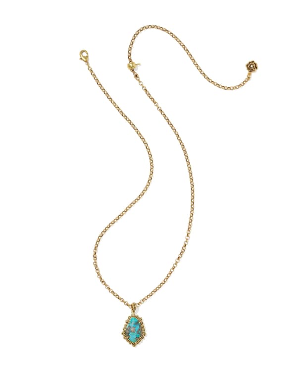 Ellery Vintage Gold Short Pendant Necklace - alternate view