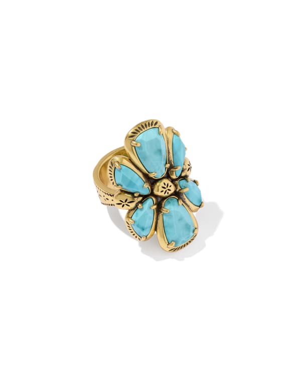 Jamie Vintage Gold Cocktail Ring