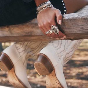 Noble Horseshoe Vintage Silver Link and Chain Bracelet - view 2