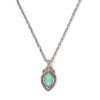 Tedi Vintage Silver Short Pendant Necklace