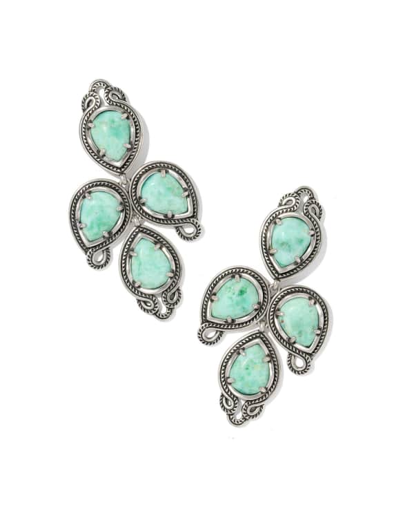 Tedi Vintage Silver Statement Earrings