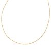 18 Inch Single Satellite Chain Necklace in Mixed Metal