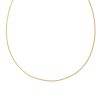 22 Inch Thin Chain Necklace in 18k Gold Vermeil