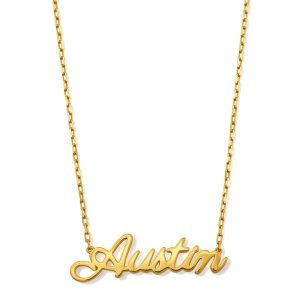 Austin Pendant Necklace in 18k Gold Vermeil