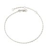 Beaded Satellite Chain Bracelet in Sterling Silver