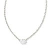 Cailin Silver April Pendant Necklace