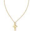 Cross Pendant Necklace in Gold