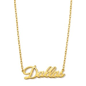Dallas Pendant Necklace in 18k Gold Vermeil