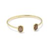Daphne Gold Frame Cuff Bracelet