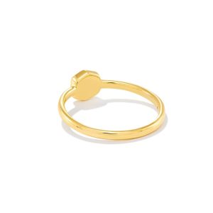 Davie 18k Gold Vermeil June Band Ring - view 2