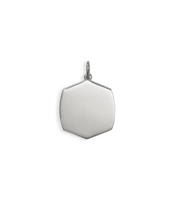 Davis Charm in Sterling Silver - alternate view