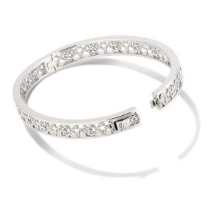Kelly Bangle Bracelet in Silver - view 2