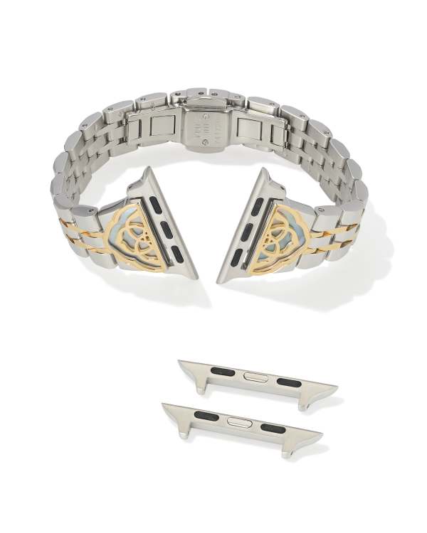 Kiera Two Tone Stainless Steel Watch Band - view 2