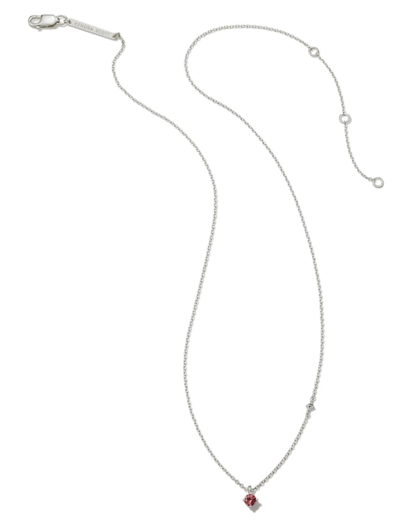 Maisie Sterling Silver October Pendant Necklace - alternate view