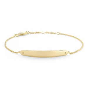 Mattie Bar Delicate Bracelet in 18k Gold Vermeil