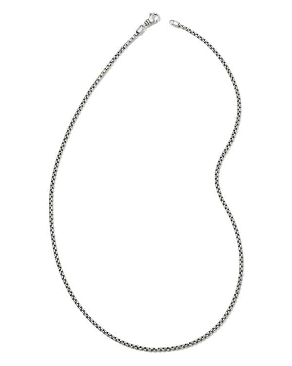 Beck Box Chain Gift Set of 2 in Oxidized Sterling Silver - alternate view