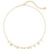 Mollie Gold Choker Necklace in Freshwater Cultured Pearl