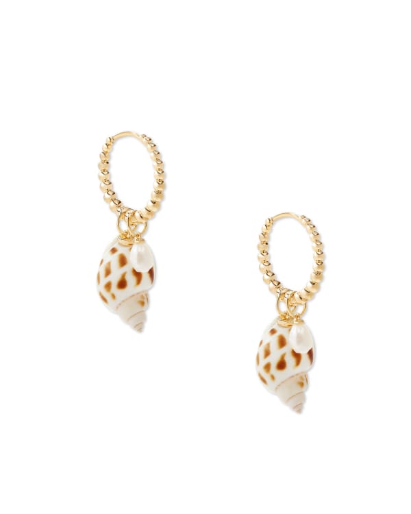 Oleana Convertible Gold Huggie Earrings