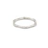 0.19 ct Posey 14k White Gold Band Ring in White Diamonds