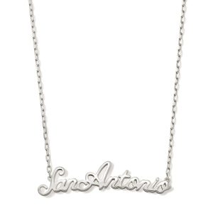 San Antonio Pendant Necklace in Sterling Silver