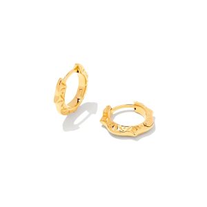 Sophee Huggie Earrings in 18k Gold Vermeil