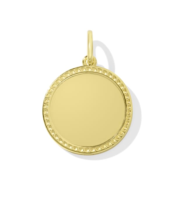 Texas Coin Charm in 18k Gold Vermeil - alternate view