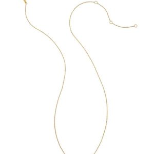 Tiny Texas 14k Yellow Gold Pendant Necklace in White Diamond - alternate view